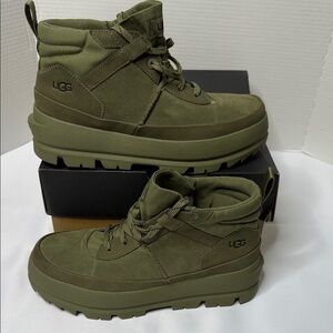 UGG Forest Green Lace-Up Boots